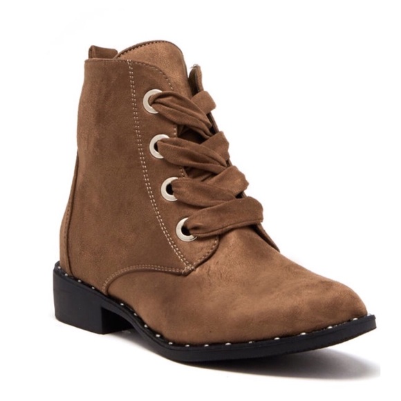 Charming Charlie Vivi Combat Boots - Picture 2 of 6